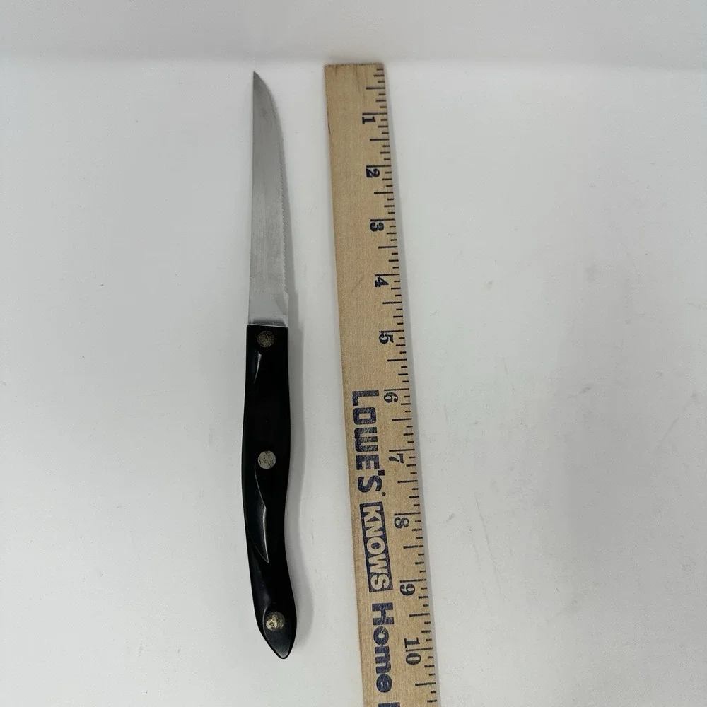 Cutco 1721 KB Trimmer Knife Serrated Edge Classic Dark Brown Handle USA